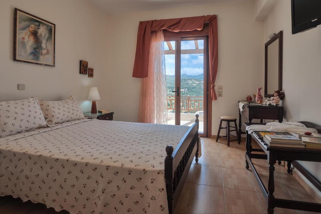 Triopetra Luxury Villas Fournou Lago Bilik gambar