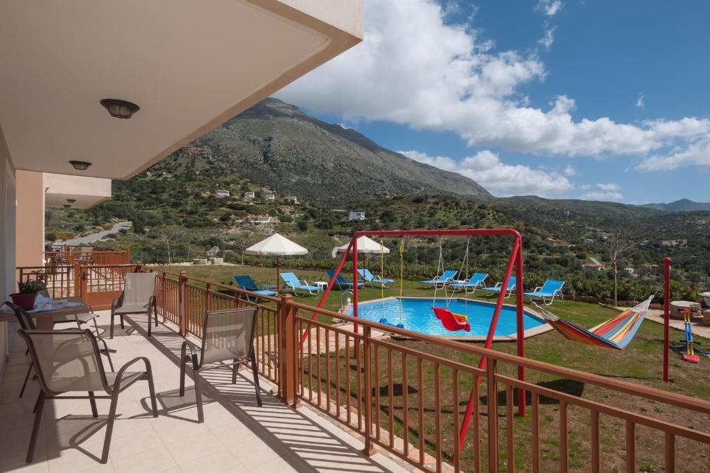 Triopetra Luxury Villas Fournou Lago Bilik gambar