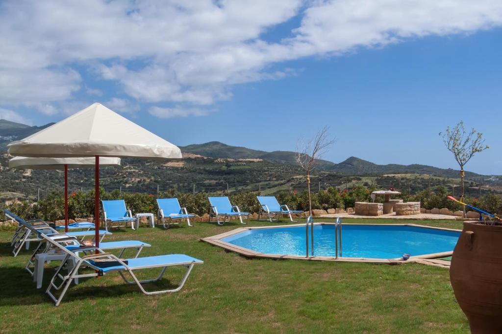 Triopetra Luxury Villas Fournou Lago Luaran gambar
