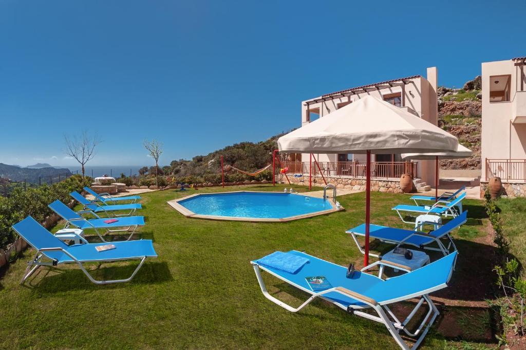 Triopetra Luxury Villas Fournou Lago Luaran gambar