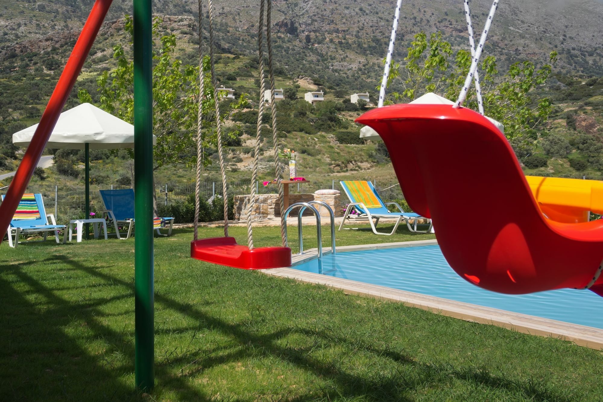 Triopetra Luxury Villas Fournou Lago Luaran gambar