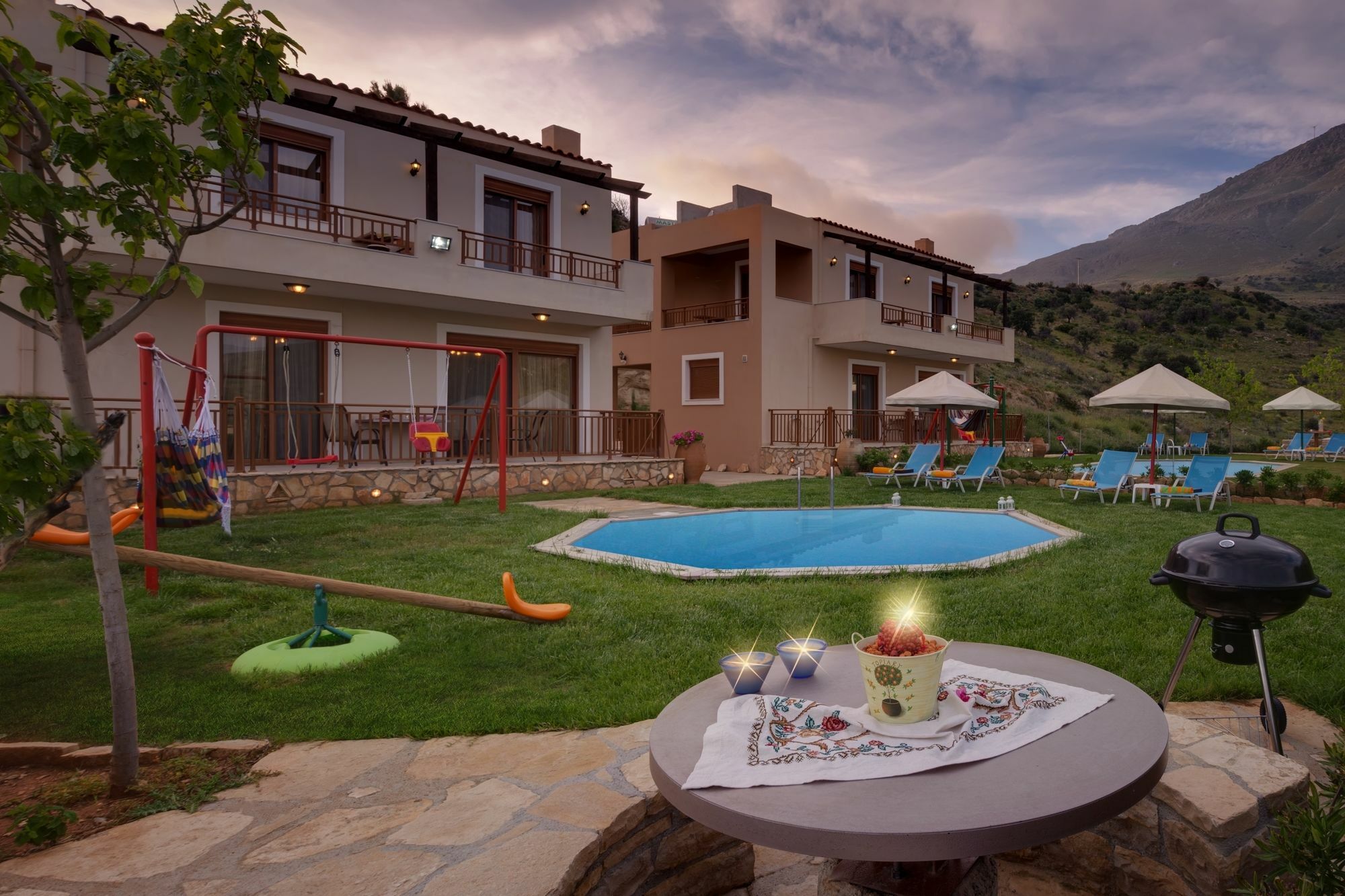 Triopetra Luxury Villas Fournou Lago Luaran gambar